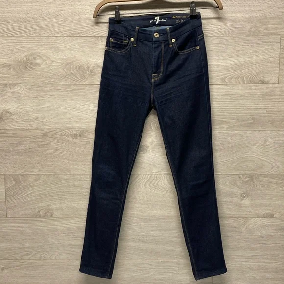 7 For All Mankind ‘the high waist cropped skinny’ Jean - Picture 1 of 11
